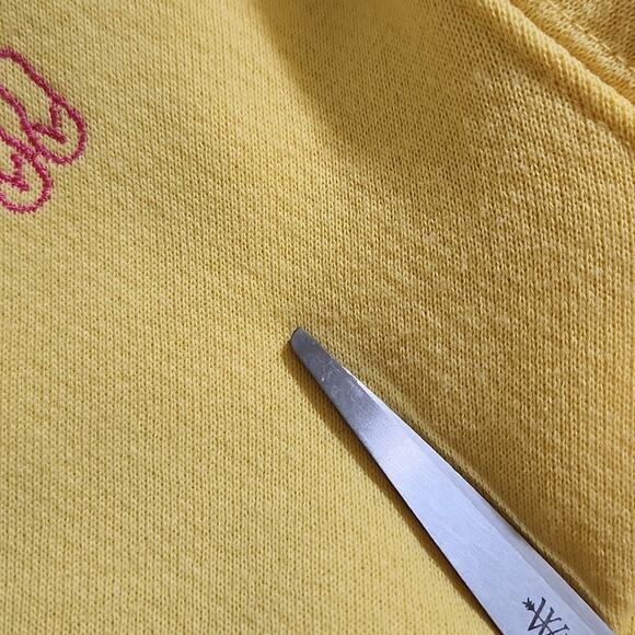 Vintage Can-Do Fashions Womens Yellow Flip Flop Sweatshirt Jacket Size XL Beach - Picture 10 of 11